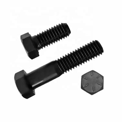 China Stainless Steel ASTM UNC UNF Threaded ASTM A193 B7 A194 2H Hex Bolt And Nuts Hex B18.2.1 / B18.2.2 Screws Black Oxide for sale