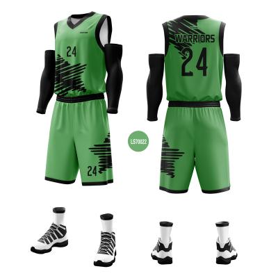 China Wholesale Custom Anti-Wrinkle Basketball Jersey Sublimation Breathable Quick-Drying Basketball Uniform for sale