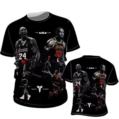 China Anti-Wrinkle Custom 100% Polyester Sublimation T-shirt Printing Blank T-shirt Men Printed T-shirts Graphic Mens T-shirts for sale