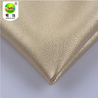 China Waterproof Hot Sale PU Artificial Leather Fabric for sale