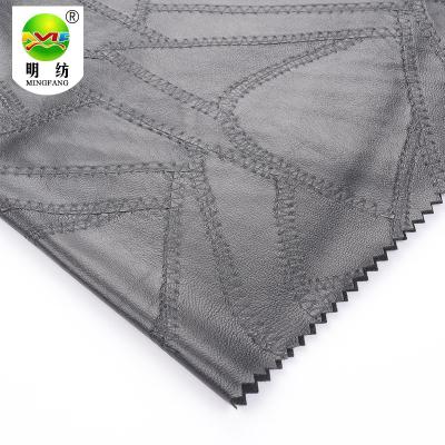 China Hot Selling PU Synthetic Leather Fabric Waterproof for sale