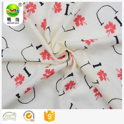 China Other Hot Selling Dye Printing Plain Fabric CVC Jersey Fabric for sale