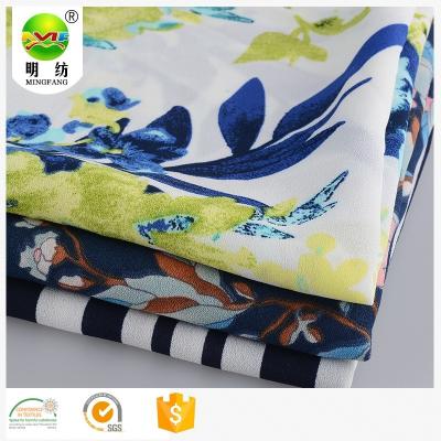 China 75D*75D Polyester Dobby Silky Georgette Printed Fabric Foam Crepe Chiffon Fabric for sale