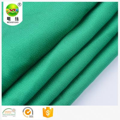 China Antistatic 100% Polyester Woven Foam Crepe Dyed Fabric for sale