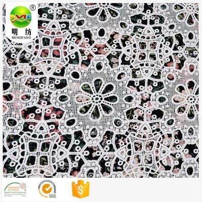 China Viable Hot Sale Swiss Voile Lace White Cotton Lace Fabric for sale