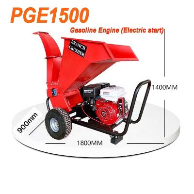 China Factory Diesel Engine 15hp Farm Using Wood Chipper PGS1500 Best Wood Chipper for sale