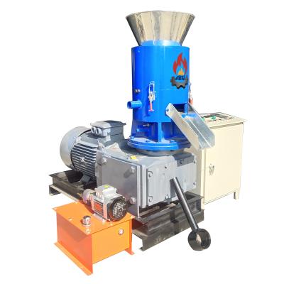 China Fertilizer Pellet Making 30KW, 1ton Die Flat Type Chicken Fertilizer Pellet Machine For Sale for sale