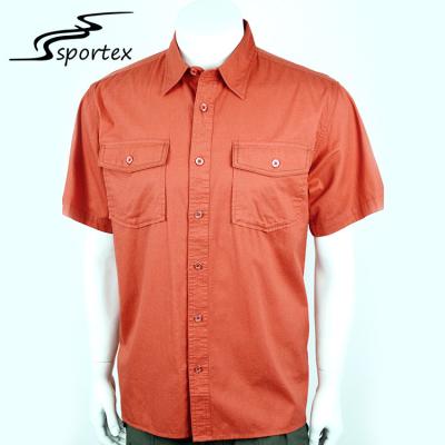 China Hiking Dry Fit Custom Outdoor Shirts Simple Design Anti Shrink For Men for sale