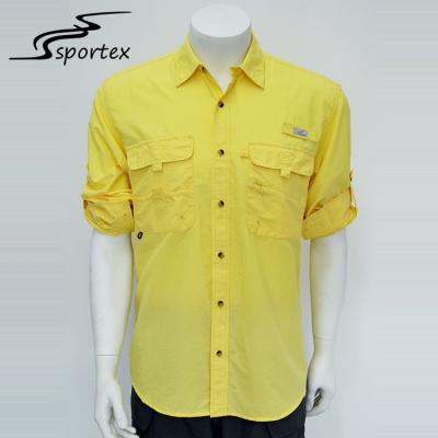 China Pocket Type Casual Outdoor Clothing Back Breathable Design Slim Casual Shirts for sale