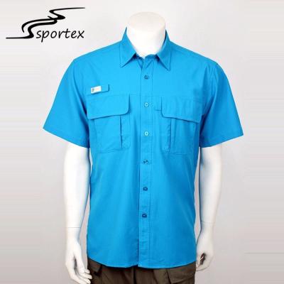 China Camisas para hombre casuales XS - capacidad absorbente de la pesca del verano del buen sudor 2XL en venta