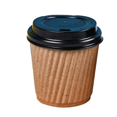 China Customized Disposable Paper Cup Disposable Corrugated Paper Cup For Coffee Coffee Thickened Paper Cup for sale