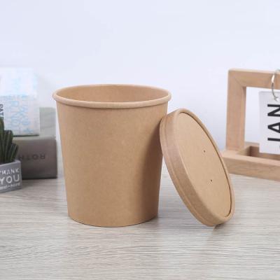 China Wholesale Modern Oatmeal Pail Soup Bowl Disposable Packing Bowl Disposable Wrapping Paper Rolls Paper Cups for sale