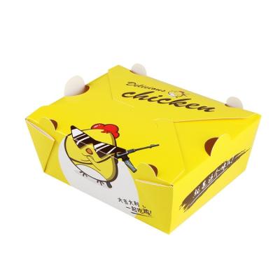 China Disposable Cardboard Chicken Drum Packing Box Food Packaging Disposable Takeaway Packaging Box for sale