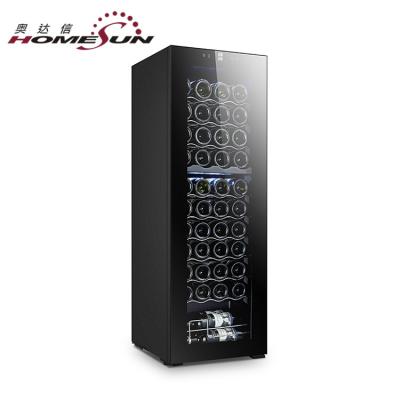 China Custom appliances hotel homesun commercial compressor wine cooler double area for sale