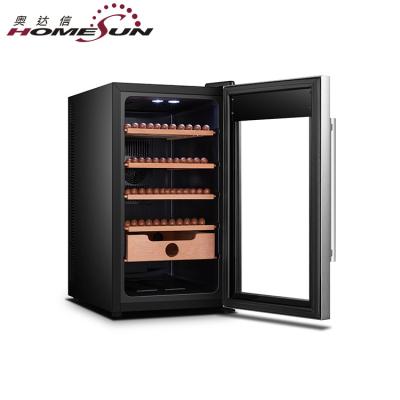 China OEM Wooden Custom Digital Hygrometer Cigar Humidor Fridge Cooler for sale