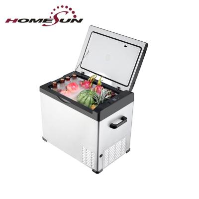 China BDV-50 50L COMPRESSOR Single Zone Mini Compressor Car Fridge With Freezer for sale