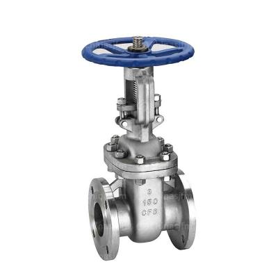 China API High Quality Steel Custom Made General ANSI 150lb/300lb CF8 CF8M Manual Flange Stainless Steel Industrial Gate Valve for sale