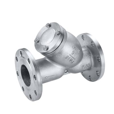 China General Wholesale Custom American ANSI Standard Class 150-300 Stainless Steel CF8/CF8m Flange Y Strainer Filter for sale