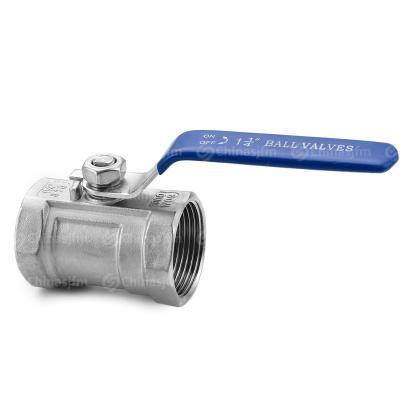 China General 1 Inch DN25 1 PC Type 304 Stainless Steel Thread Ball Valve for sale