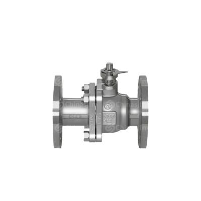 China General Good Performance 316 Stainless Steel Ball Valve Flange for sale