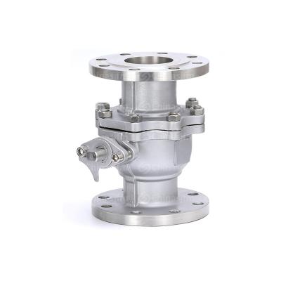 China General 2 Inch 4 Inch Ball Valve Ss304 Ss316 Flange Stainless Steel Valves Supplier for sale