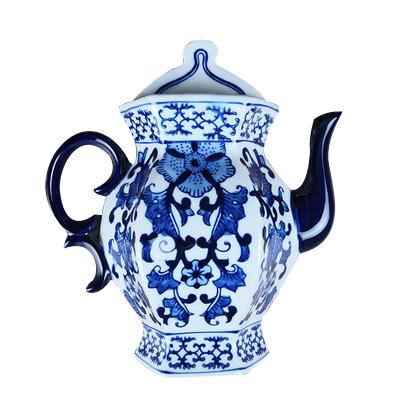 China Ceramic vases blue and white ceramic vase in Jingdezhen wall hanging ware for home decor for sale