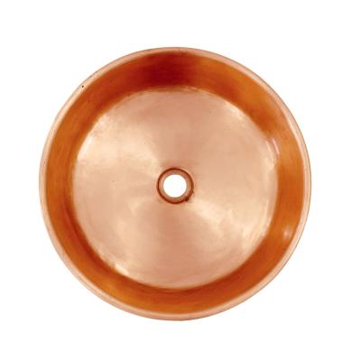 China Modern Handmade Unique Copper Drop Down Basin Bathroom Sinks for sale