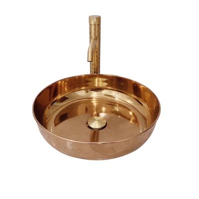 China Modern Handmade Antique Mexican Copper Sink for Outdoor for sale