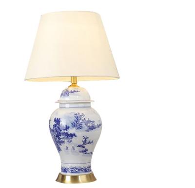 China Modern Chinese Hot Selling Classical Household Decorative Ceramic Lamp for sale