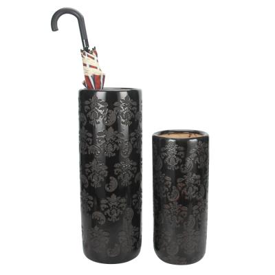 China Art Decor Wholesale Jingdezhen Ceramic Indoor and Outdoor Commercial Umbrella Wet Rack for sale