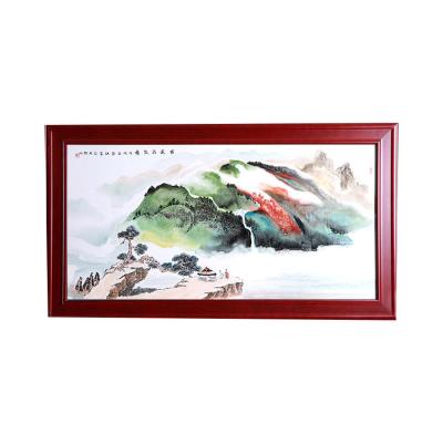 China Traditional High End Hand Painted Famille Rose Famous Colorful Porcelain Painting Designs For Sale for sale