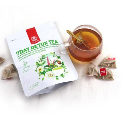 China Private Label 63g 7 Days  Body Detox Tea / GMP Herbal Weight Loss Tea for sale