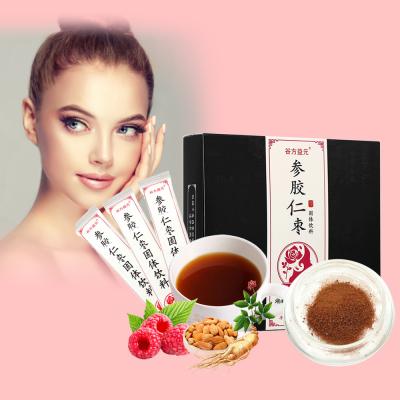 China Nourishing Beauty 5g/bag Medicinal Herbal Tea Ginseng Ejiao Jujube Solid Drink for sale