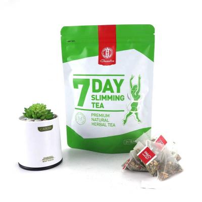 China ISO Cerified Organic Chinese Slim Tea Fat Burning Tea 21parcels/Bag for sale