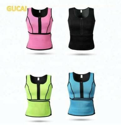 China Breathable Siamese Belly Chest Ultra Sweat Rubber Body Vest for sale