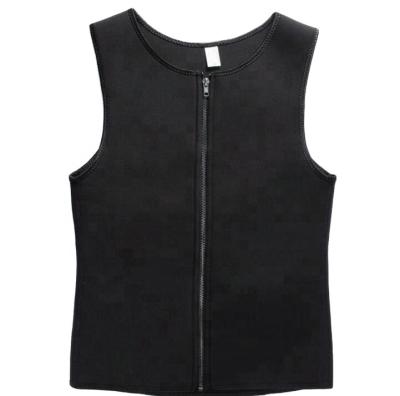 China Hot Neoprene Anti-Smell Slimming Vest Mens Shaper With Zipper for sale