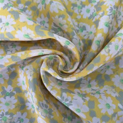 China Imitation Double Georgette Print Fabric 75GSM For Dresses Scarves Blouses for sale