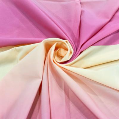 China 50D Printed 4 Way Stretch Fabric 90GSM Recycled 90% Polyester 10% Spandex for sale