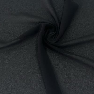 China 75D Lightweight Chiffon Fabric 99GSM 100% Polyester Satin Fabric Challis Fabric for sale