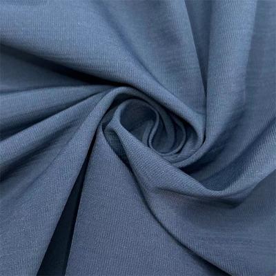 China Recycled Polyester Seersucker Fabric Low Stretch T400 Linen Like Texture For Outdoor Clothing for sale