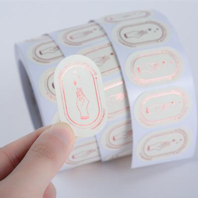 China Waterproof custom high-grade brand stickers roll stickers wholesale logo for sale