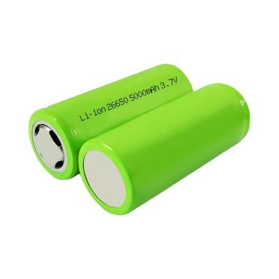 China Long cycle life 26650 5000mah 3.7v battery lithium battery lithium ion batteries for power tools for sale