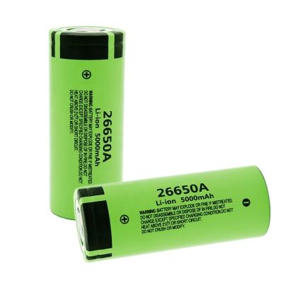 China Long cycle life replace wholesale li-ion26650 icr26650 li-ion battery 3.7v rechargeable li-ion26650 icr26650 lithium ion cell 5000mah for power tools for sale