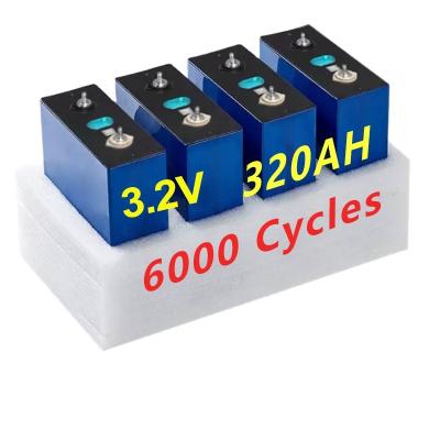 China Long Cycle Life Lithium Ion Batteries Cells Grade A Deep Cycle 6000 Times 302AH 304AH 310AH Lifepo4 Storage Energy System Solar Battery for sale