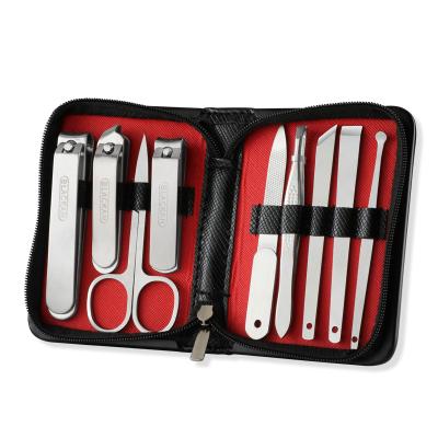 China Modern promotion of 9 piece manicure stainless steel nail clippers set portable 6 piece manicure set set for sale