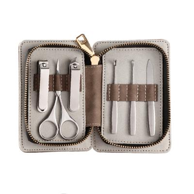 China Simplicity Modern Original Factory Hot Sale Nail Clippers Set Promotional 6 Pcs Stainless Steel Nail Set Manicure for sale