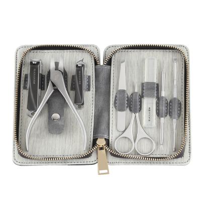 China Modern Simplicity Promotion Professional Portable Stainless Steel 8 Piece Nail Art Set Tweezer Set Manicure Set Suit Nail Clipper Scissors for sale