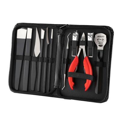 China Remove Dead Skin Callus And Correct Nail Travel Portable Manicure Pedicure Set Pedicure Knife Private Label Nail Clipper High Quality Cutter Pedicure Tool Kit for sale