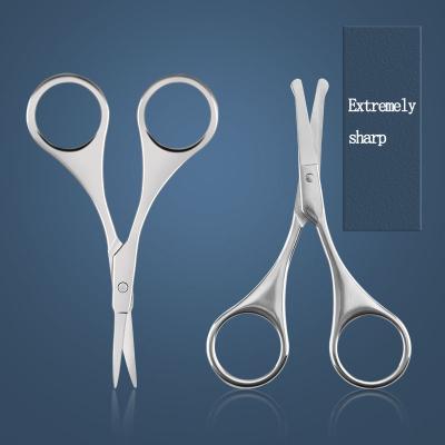 China High Quality Selling Popular Eyebrow Trimming Scissors Curved Blade Thinning Scissors for sale