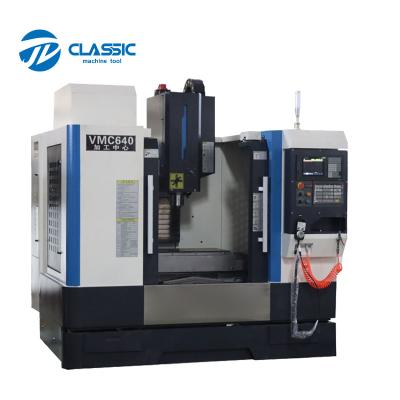 China Metal Machining 3 Axis VMC640 Small Vertical CNC Machining Center Price In China for sale